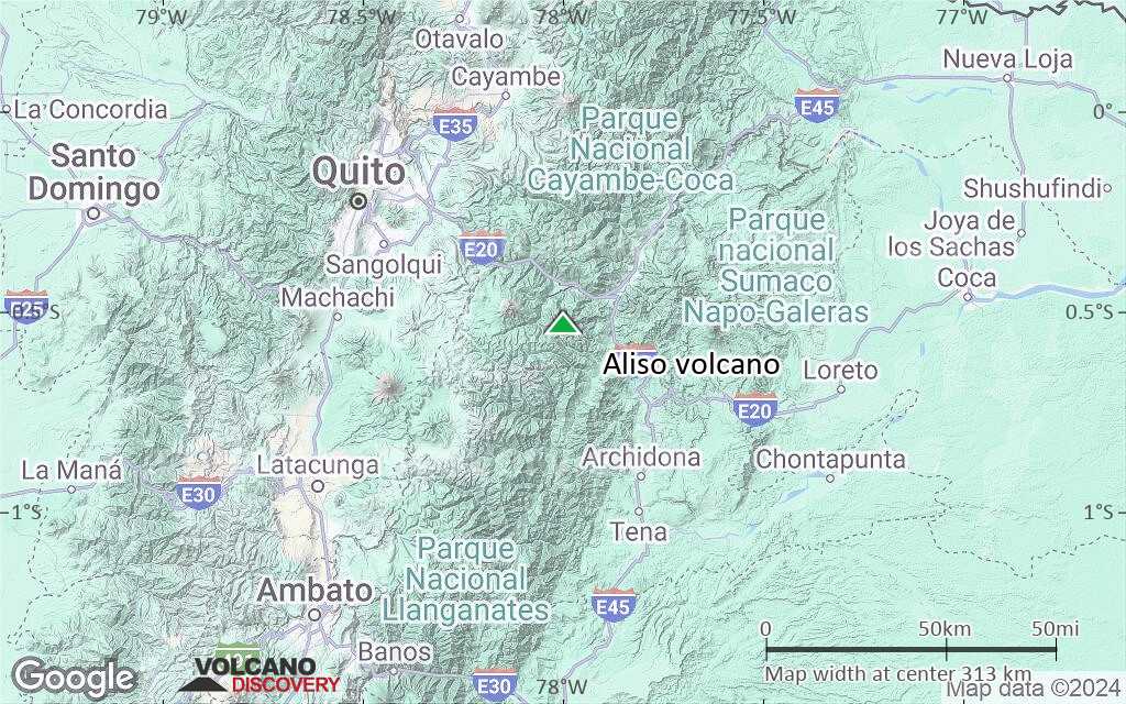 Terrain-type map of Aliso volcano (local scale medium)
