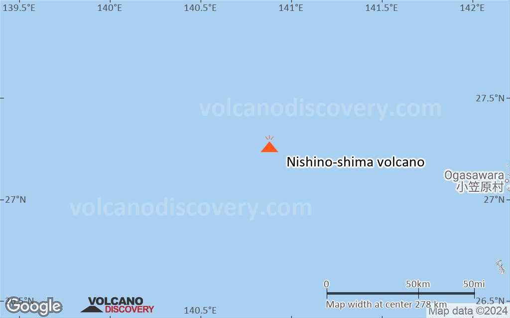 Terrain-type map of Nishino-shima volcano (local scale medium)