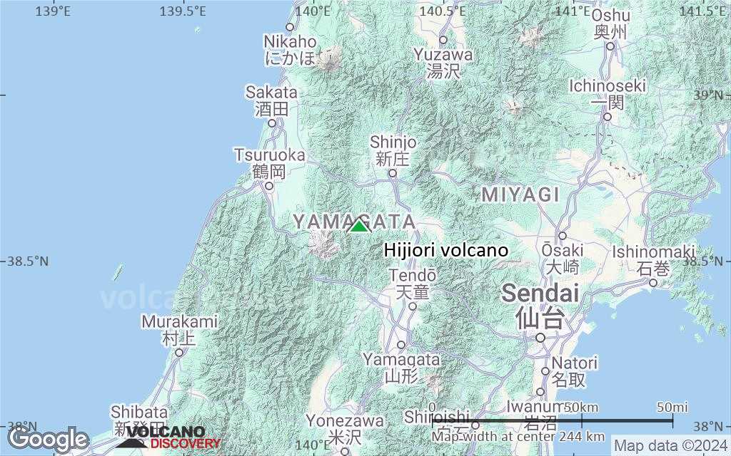 Terrain-type map of Hijiori volcano (local scale medium)