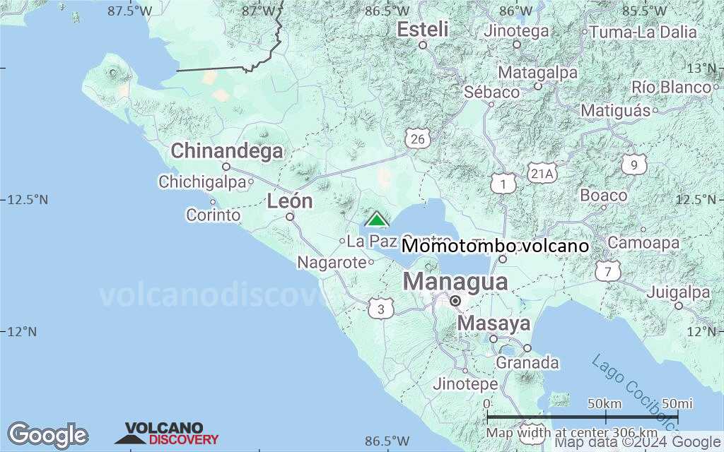 Terrain-type map of Momotombo volcano (local scale medium)