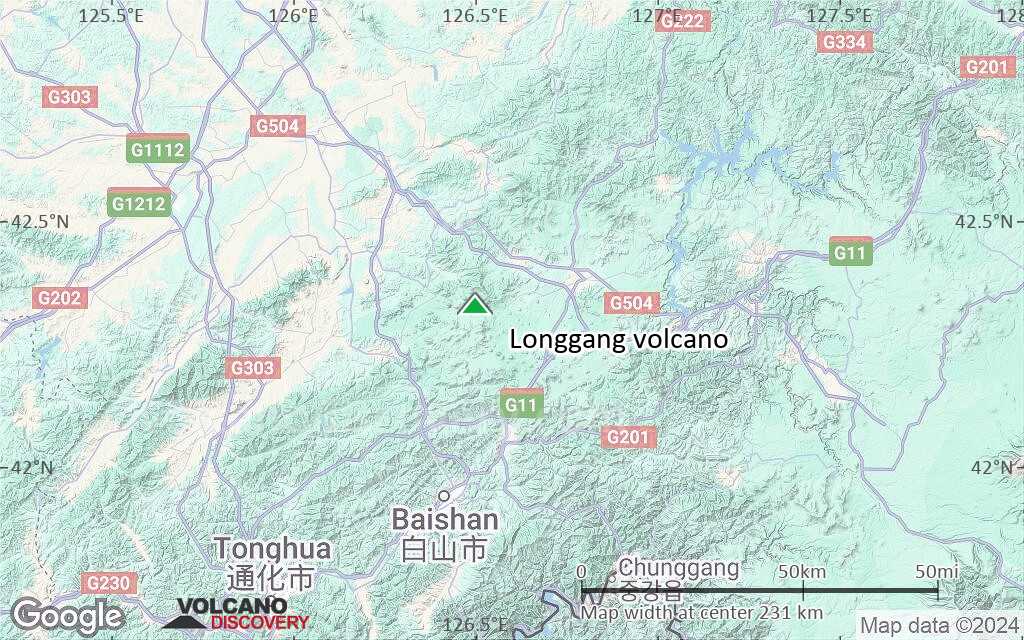 Terrain-type map of Longgang volcano (local scale medium)