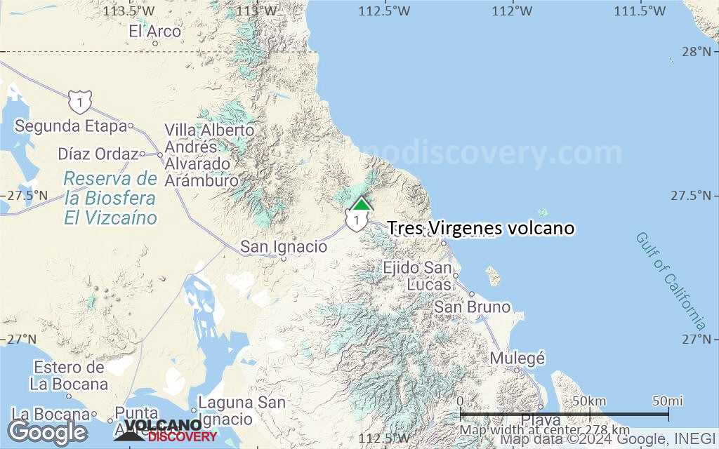 Terrain-type map of Tres Virgenes volcano (local scale medium)