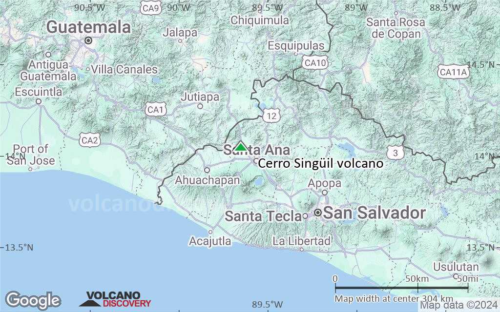 Terrain-type map of Cerro Singüil volcano (local scale medium)