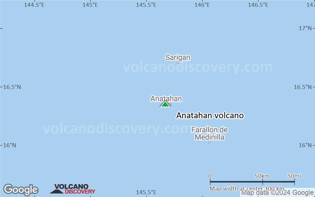 Terrain-type map of Anatahan volcano (local scale medium)