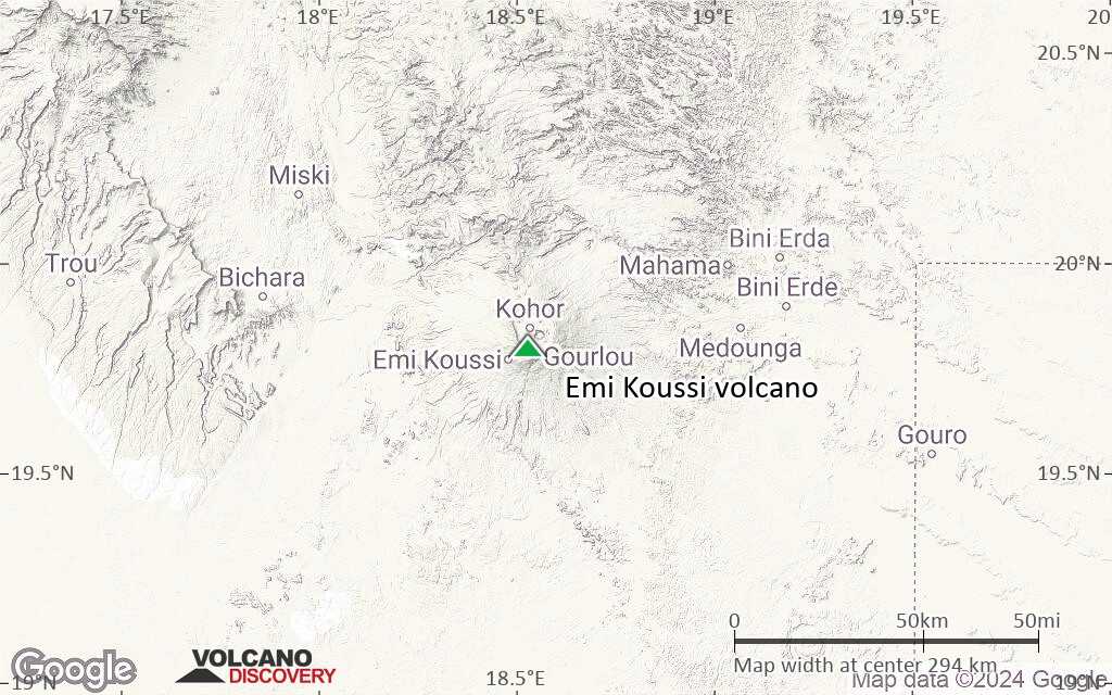 Terrain-type map of Emi Koussi volcano (local scale medium)