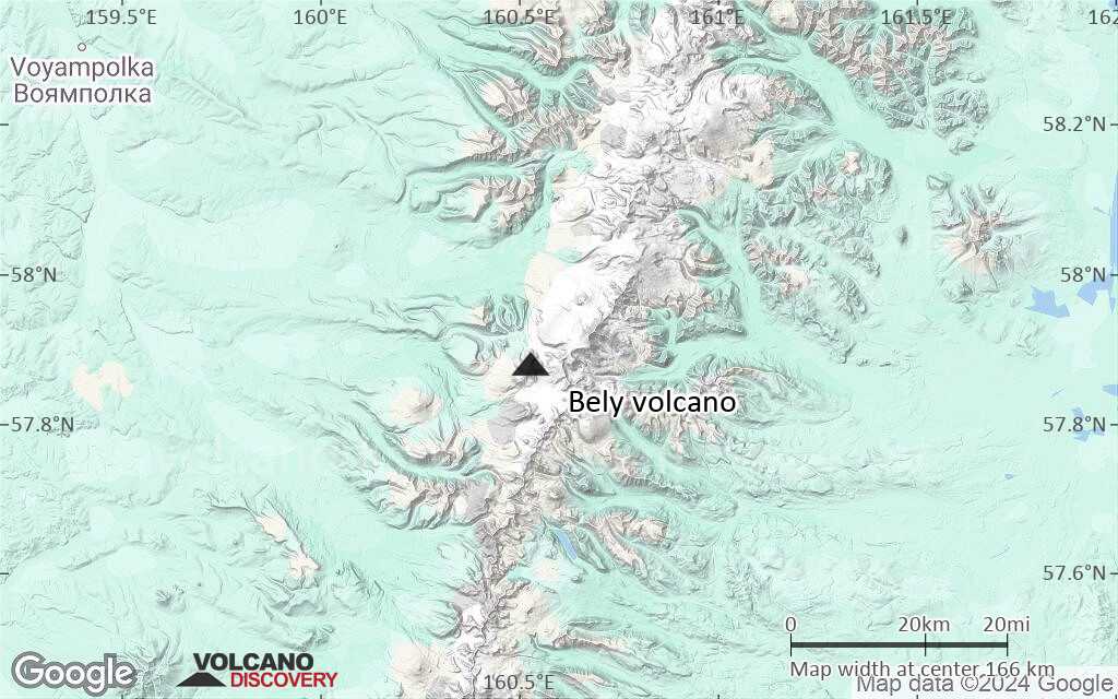 Terrain-type map of Bely volcano (local scale medium)