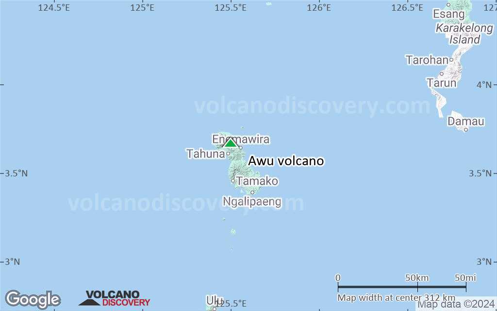 Terrain-type map of Awu volcano (local scale medium)