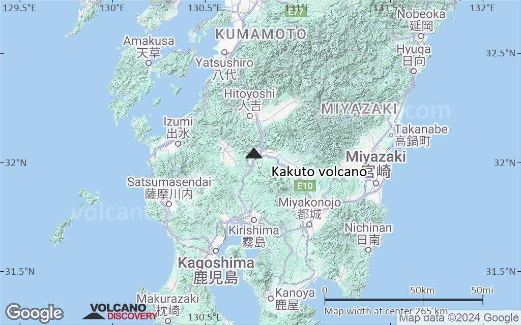 Terrain-type map of Kakuto volcano (local scale medium)
