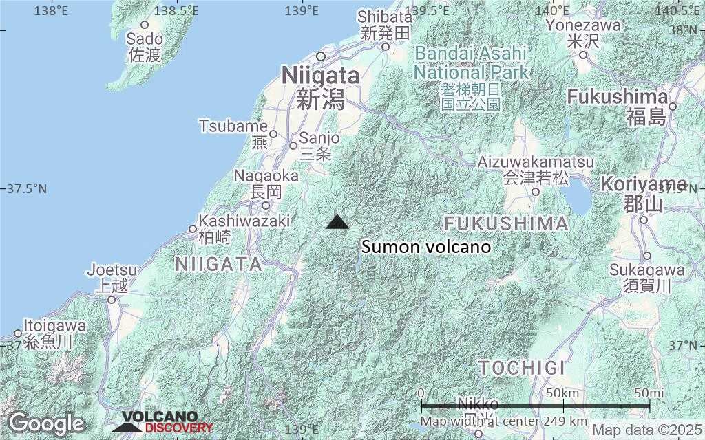 Terrain-type map of Sumon volcano (local scale medium)