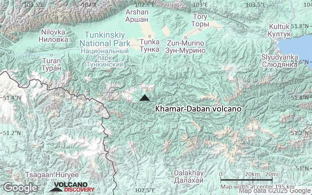 Terrain-type map of Khamar-Daban volcano (local scale medium)