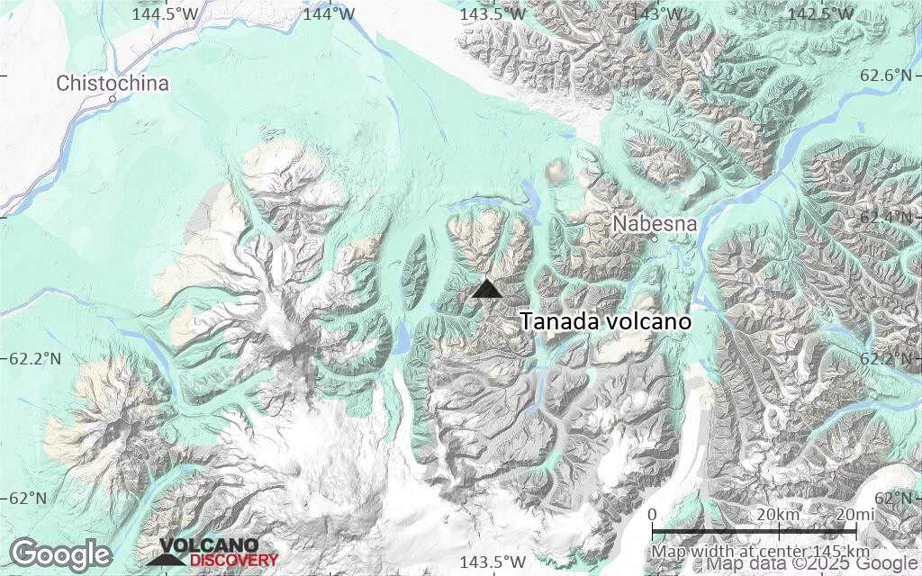 Terrain-type map of Tanada volcano (local scale medium)