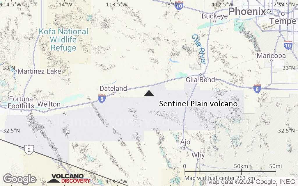 Volcanic  英語　サインド Sentinel Plain Volcano (Arizona, United States) Facts