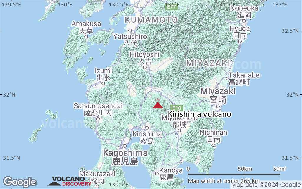 Terrain-type map of Kirishima volcano (local scale medium)