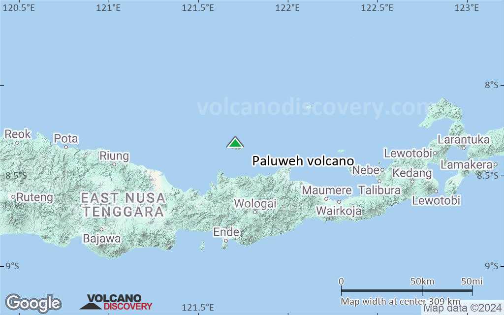 Terrain-type map of Paluweh volcano (local scale medium)