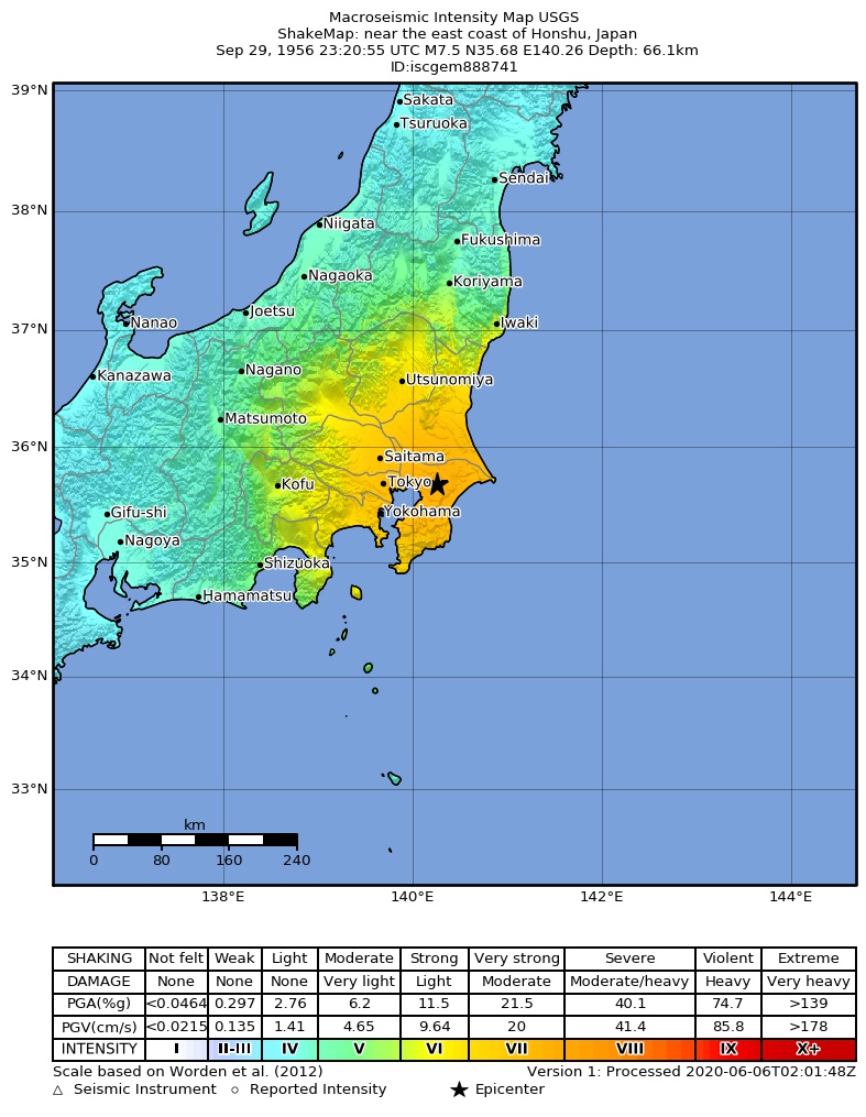 Very Strong Mag 6 3 Earthquake - Shakemap 2946474