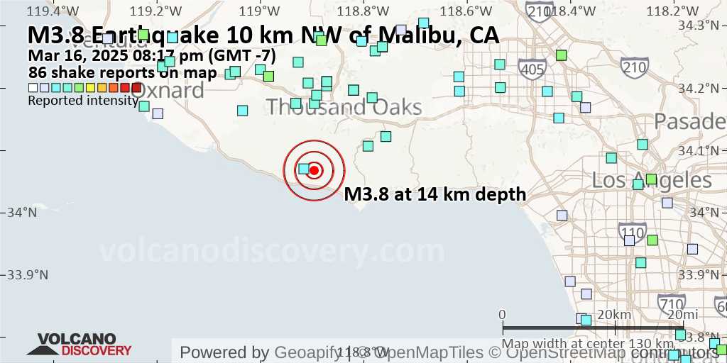 Earthquake california march 9 2025
