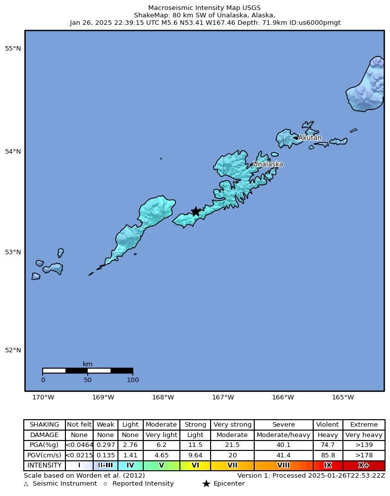 Alaska anchorage earthquake 2025