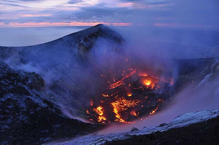 Anak Krakatau Volcano (Indonesia): Growing Lava Dome