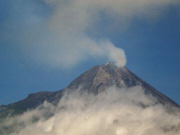 Merapi at sunrise