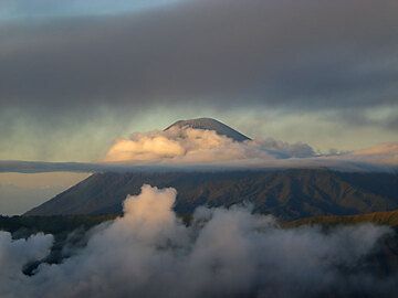 Semeru at sunrise