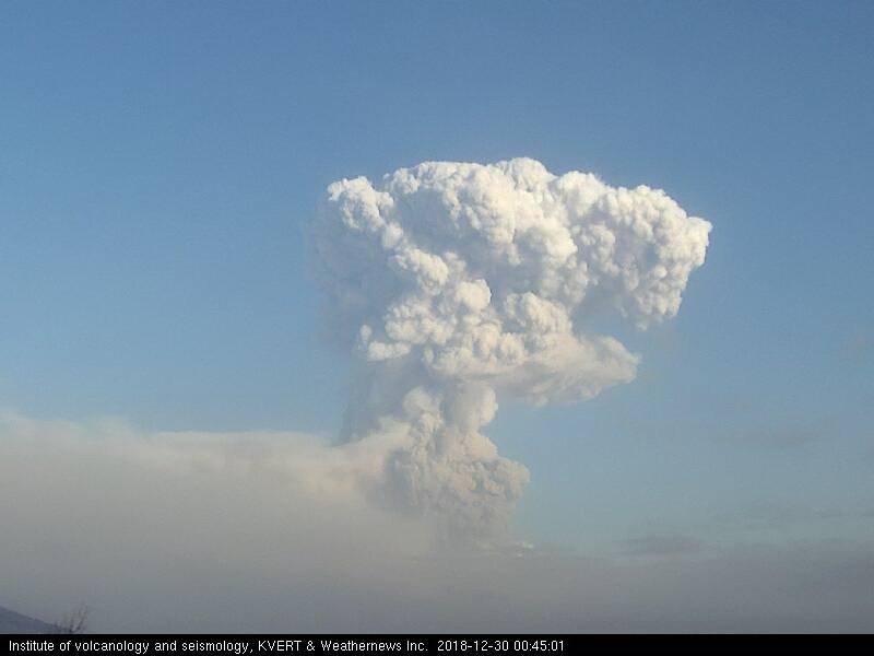 Volcanic Activity Worldwide 30 Dec 2018: Etna Volcano, Santiaguito ...