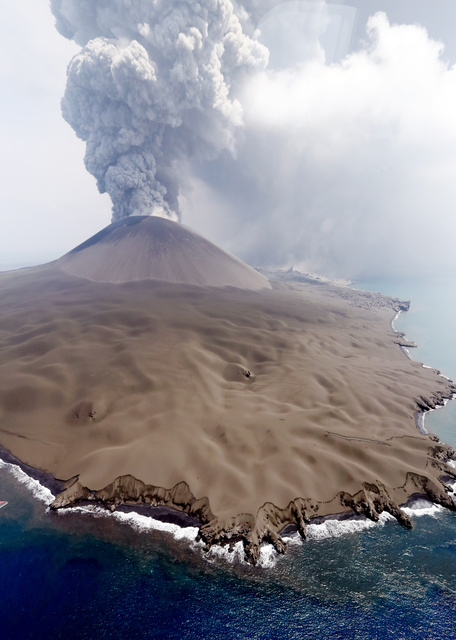 Nishinoshima Volcano (Pacific Ocean, Japan): Series of Powerful