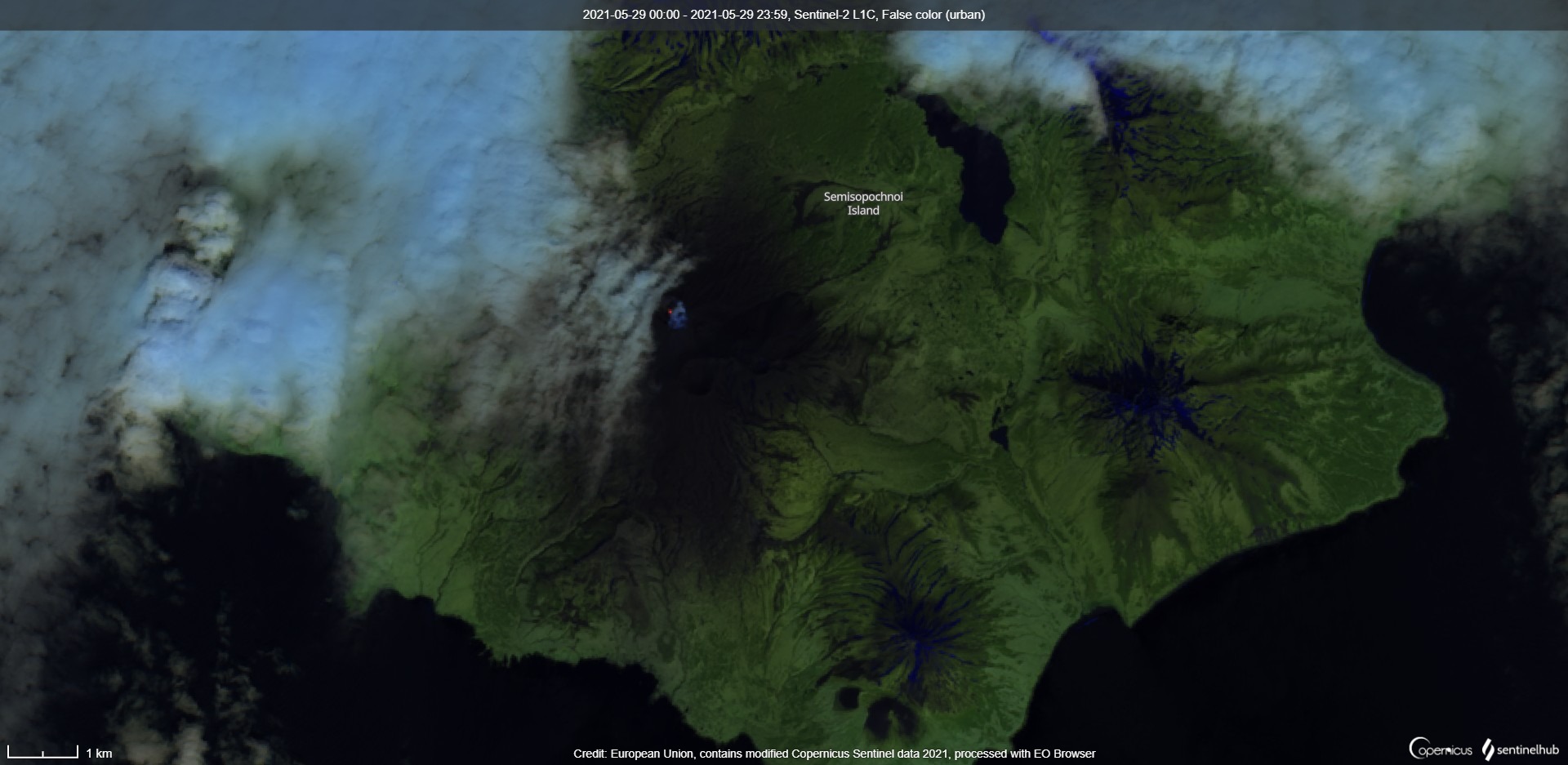 Semisopochnoi volcano (Aleutian Islands): resumption of activity - VolcanoDiscovery
