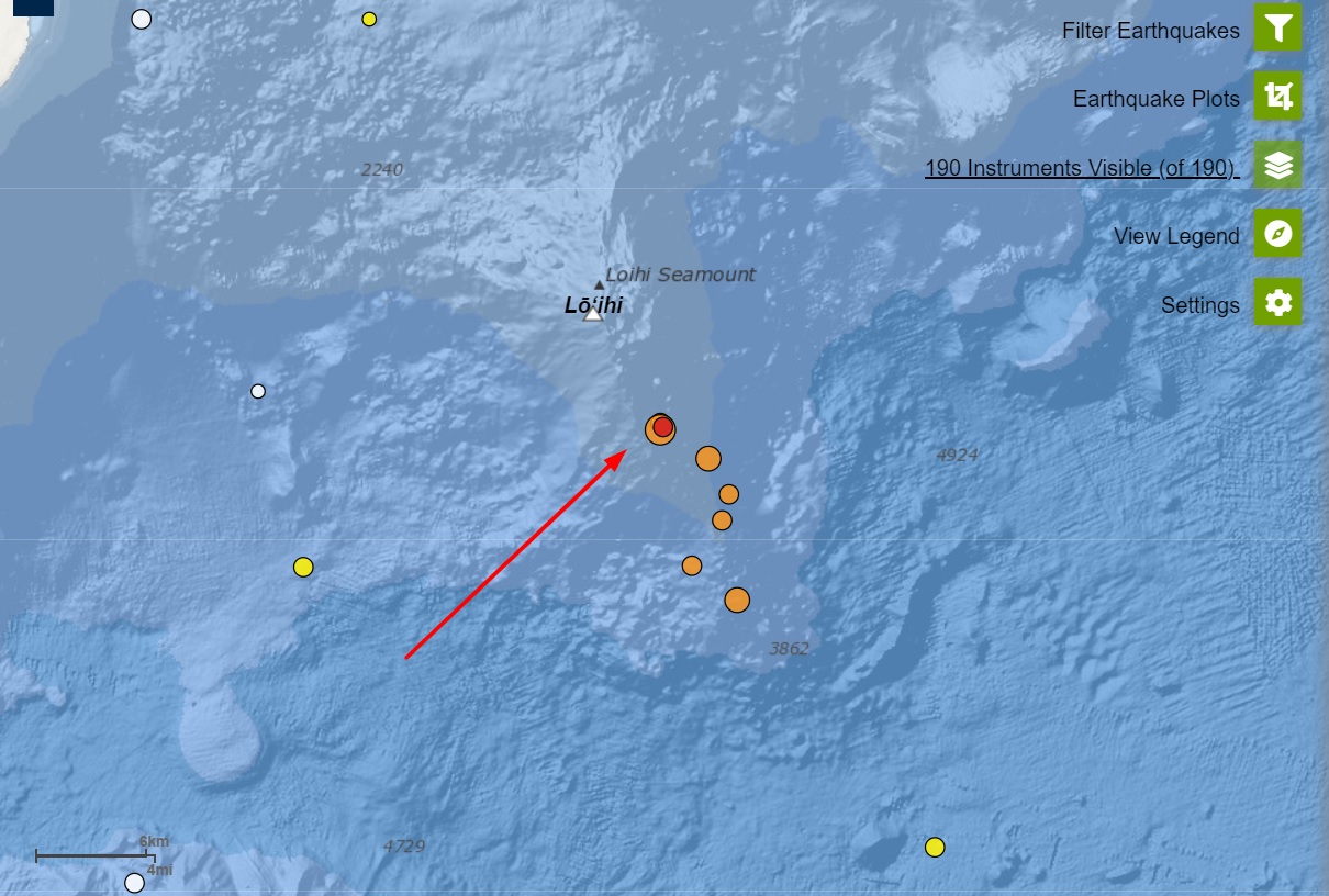 Loihi volcano, Hawaiian Islands: news & activity updates | VolcanoDiscovery