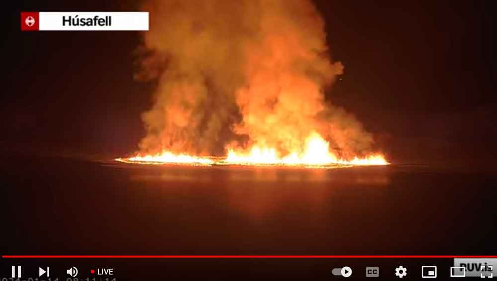 Reykjanes Volcano Update: New Eruption Started | VolcanoDiscovery