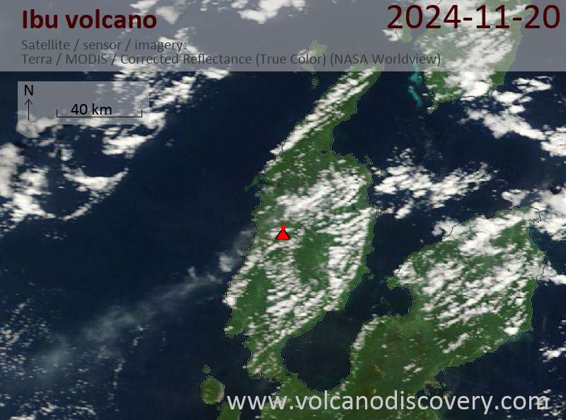 Ibu Volcano Volcanic Ash Advisory: VA TO FL080 OBS AT 20/0300Z MOV SW OBS VA DTG: 20/0300Z to 8000 ft (2400 m)