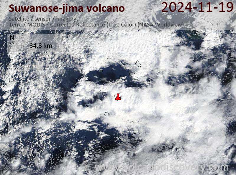 Suwanose-jima Volcano Volcanic Ash Advisory: ERUPTED AT 20241119/0705Z FL060 STNR OBS VA DTG: 19/0700Z