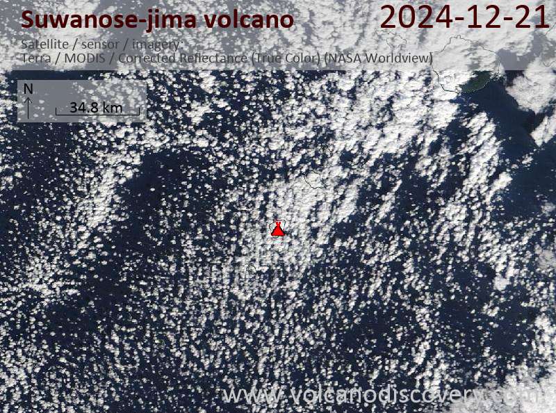 Suwanose-jima Volcano Volcanic Ash Advisory: EXPLODED AT 20241221/2323Z OVER FL040 EXTD SE OBS VA DTG: 21/2320Z