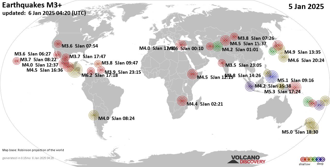 Earthquake today jan 7 2025