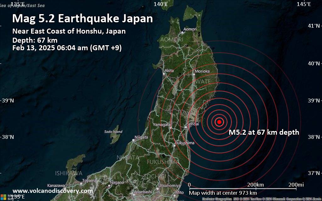 Fukushima earthquake epicenter