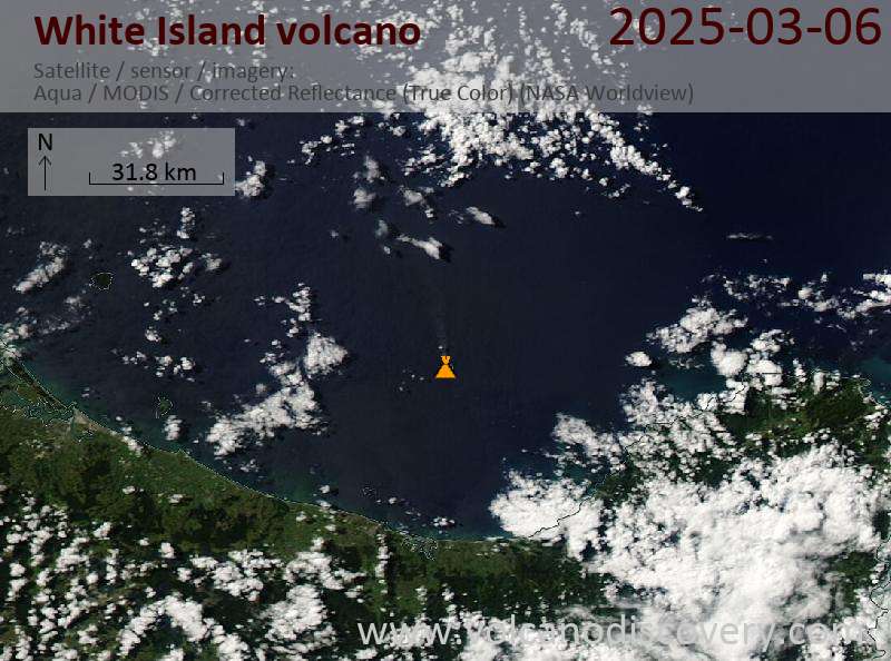 Aerial view of the volcanic | Stock Photo