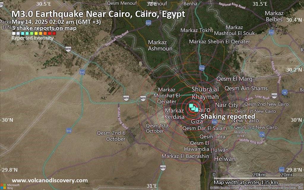 Earthquakes cairo