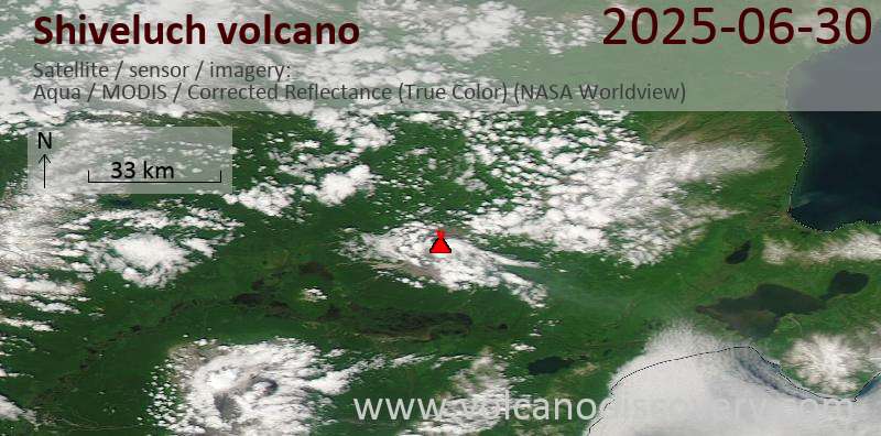 Shiveluch Volcano Volcanic Ash Advisory: VA IS NOT IDENTIFIABLE IN SATELLITE IMAGERY.