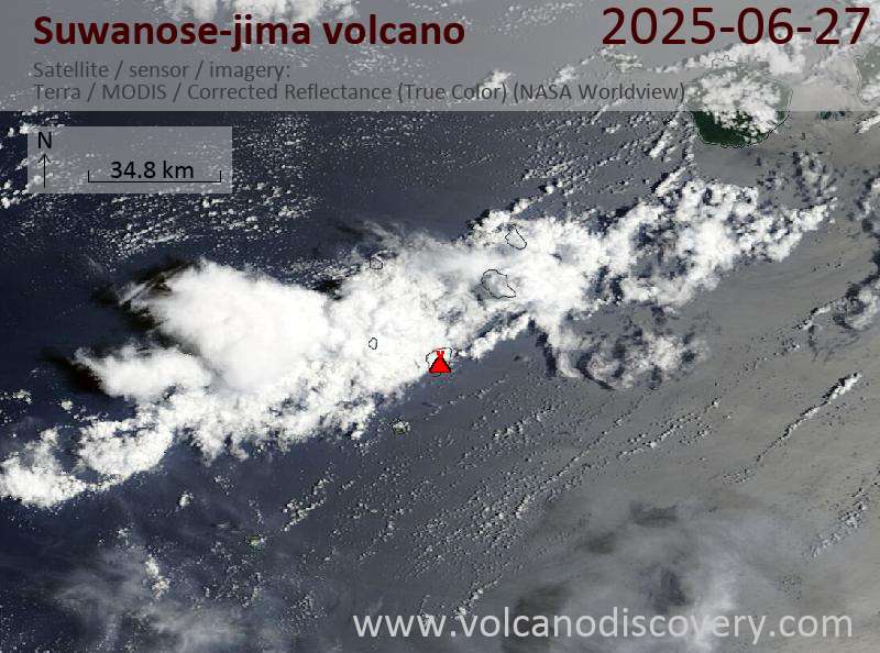 Suwanose-jima Volcano Volcanic Ash Advisory: EXPLODED AT 20250627/1039Z FL040 EXTD E OBS VA DTG: 27/1030Z