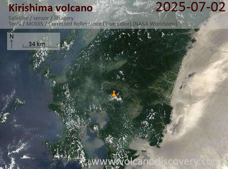 Kirishima Volcano Volcanic Ash Advisory: VA EMISSIONS CONTINUING OBS VA DTG: 02/2320Z to 14000 ft (4300 m)