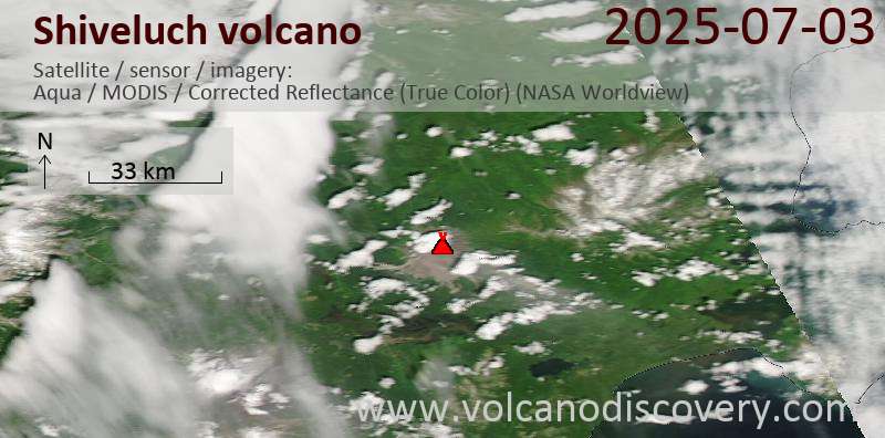 Shiveluch Volcano Volcanic Ash Advisory: VA IS NOT IDENTIFIABLE IN SATELLITE IMAGERY.