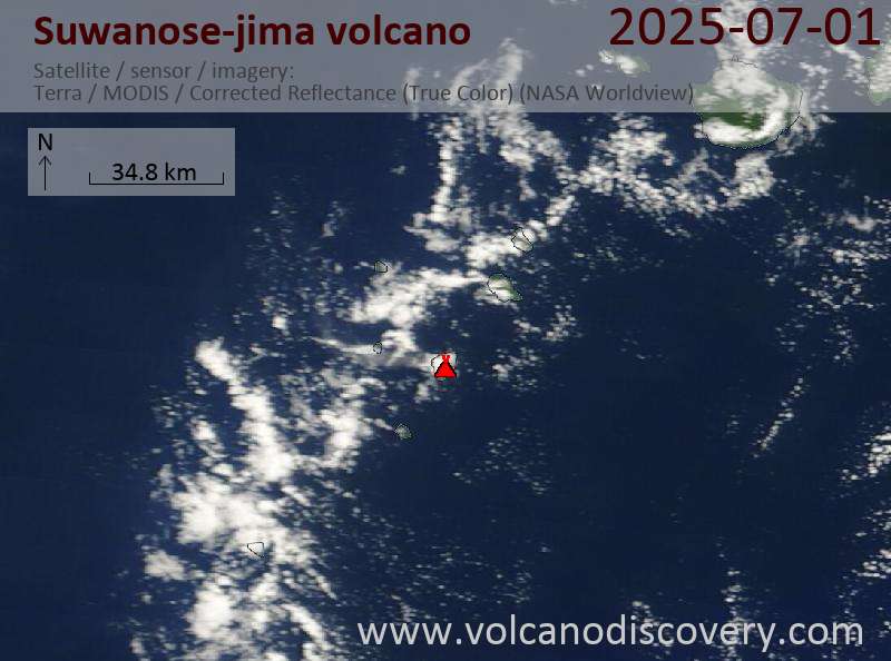 Suwanose-jima Volcano Volcanic Ash Advisory: EXPLODED AT 20250701/0708Z FL050 EXTD W OBS VA DTG: 01/0700Z
