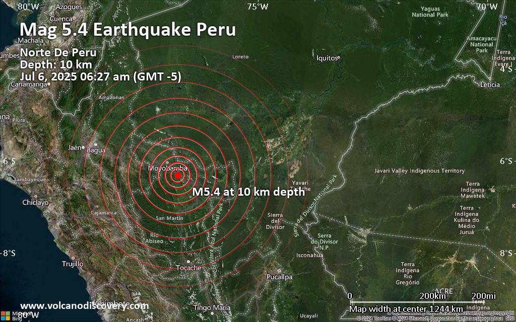 Significant Magnitude 5 4 Earthquake - Quakemap 21931454 