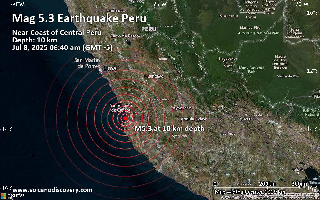 Significant Magnitude 5 3 Earthquake - Quakemap 21938150 
