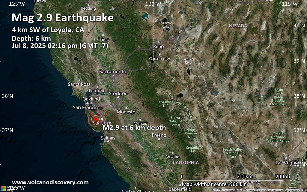 Small Tremor of Magnitude 2 9 Just - Quakemap 21939667 