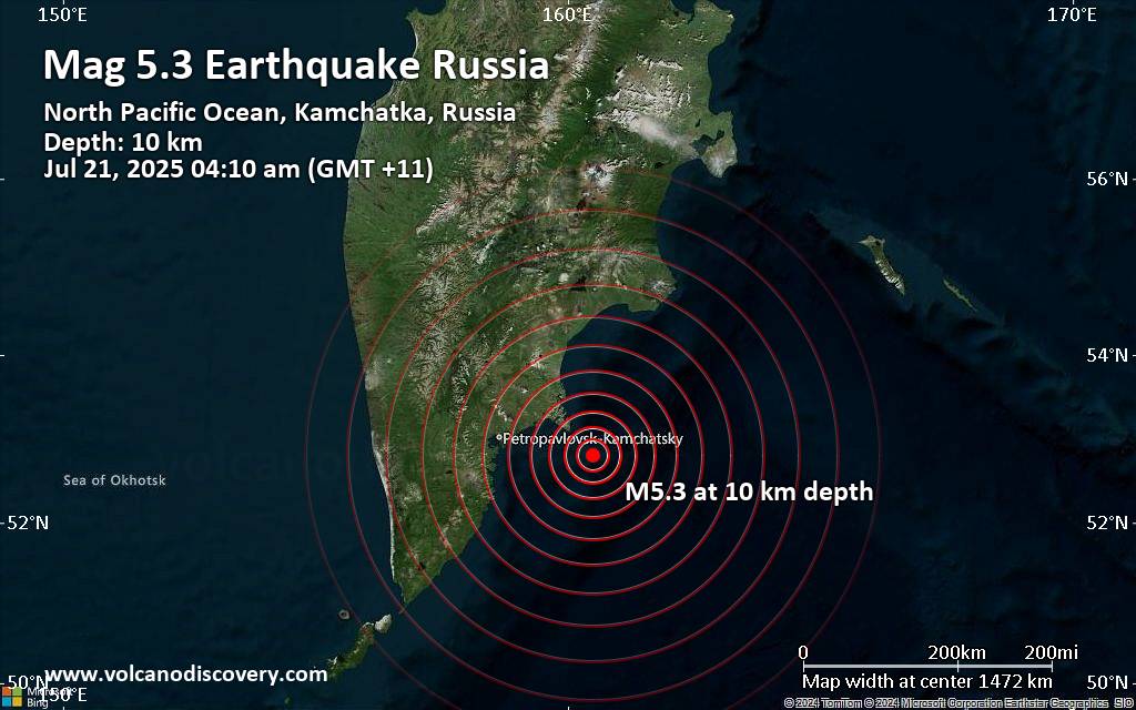 Significant Earthquake of Magnitude - Quakemap 21976430