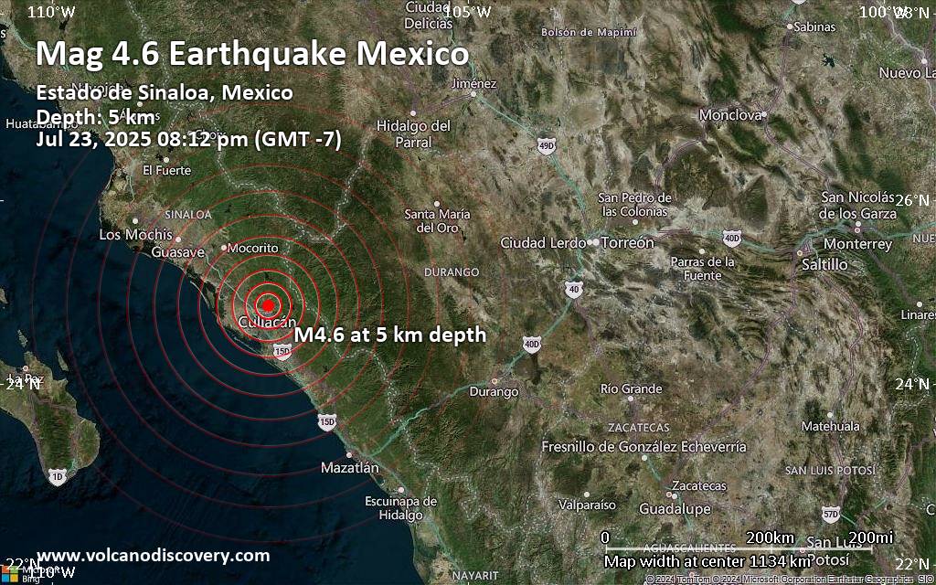 Earthquake 5 minutes ago