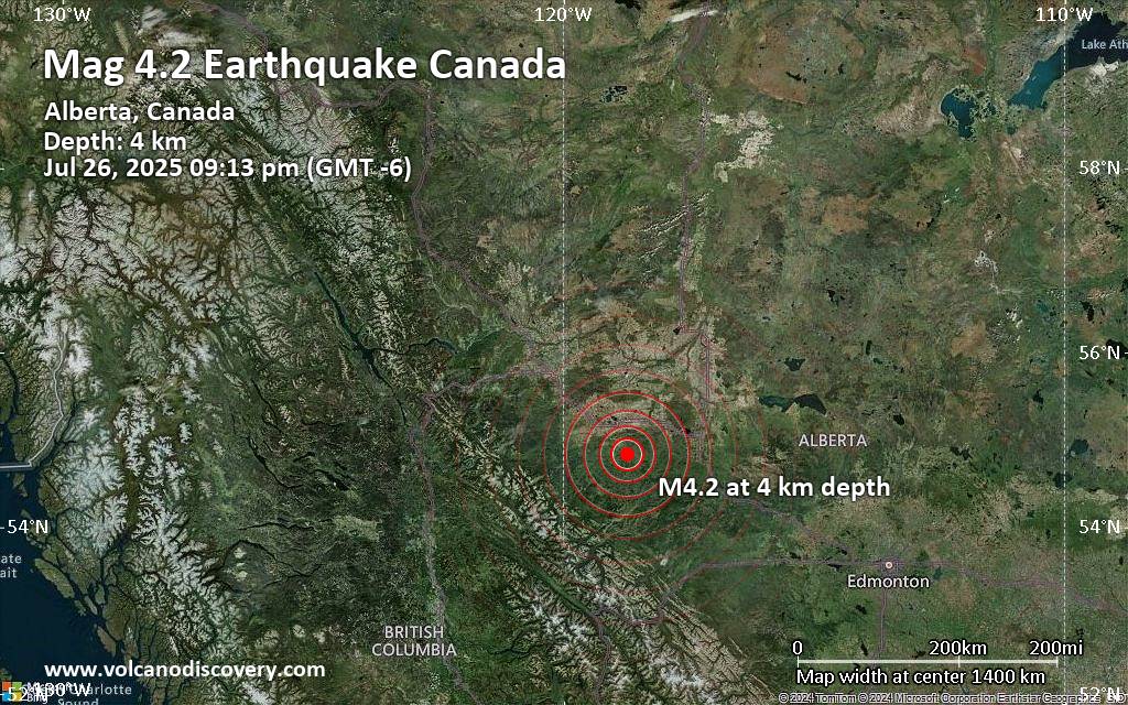Earthquake magnitude 2