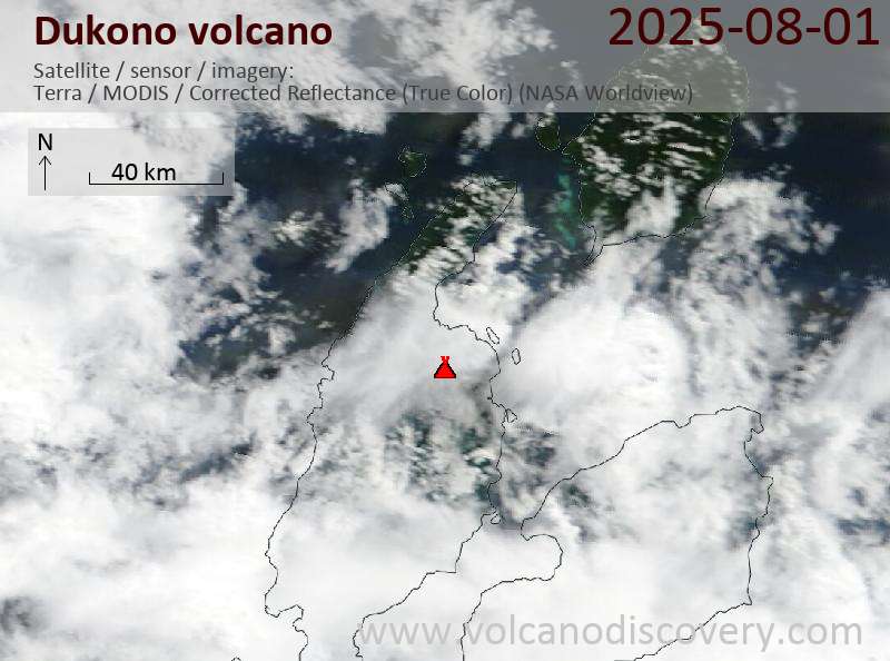 Dukono Volcano Volcanic Ash Advisory: VA LAST REPORTED TO FL060 AT 31/0344Z EST VA DTG: 01/1200Z