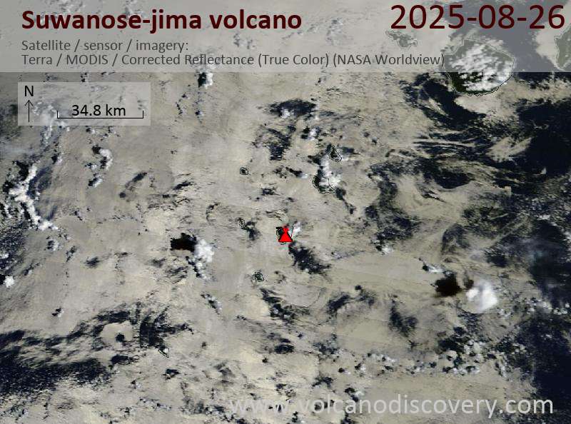Suwanose-jima Volcano Volcanic Ash Advisory: EXPLODED AT