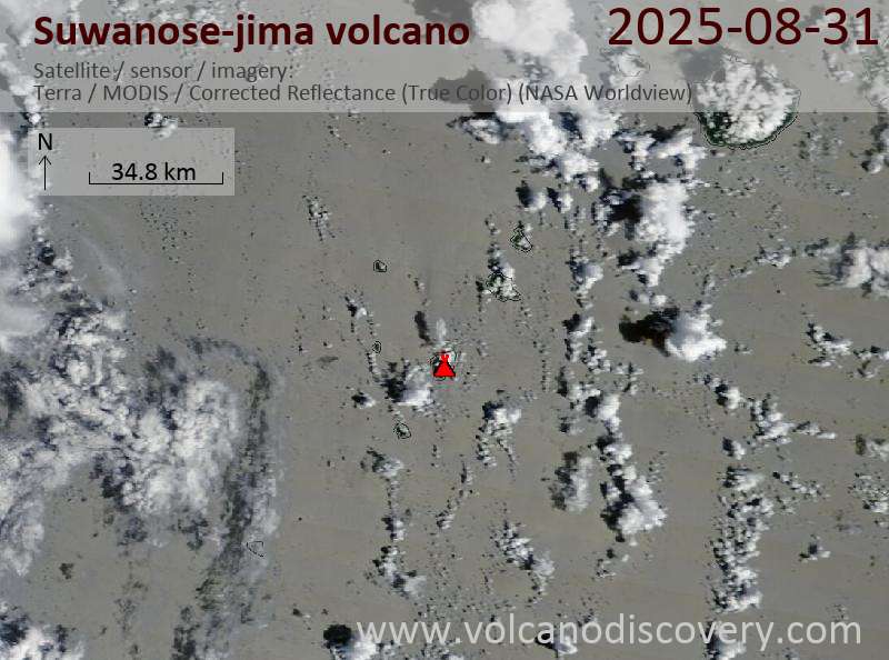 Suwanose-jima Volcano Volcanic Ash Advisory: ERUPTED AT